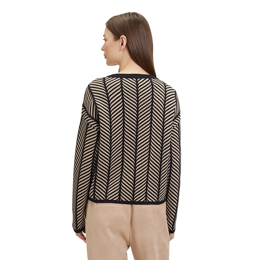 BETTY &amp; CO Sweter w kolorze czarno-szarobrązowym Betty & Co 46 okazyjna cena Limango Polska