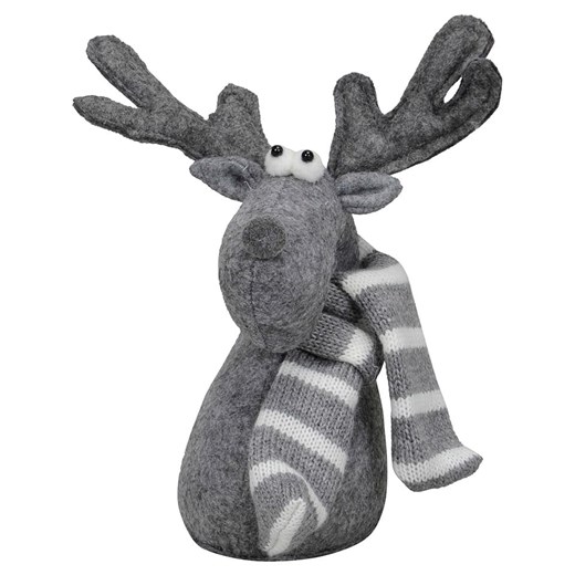 POSIWIO Figurka dekoracyjna &quot;Moose&quot; w kolorze szarym - 17 x 21 x 11 cm ze sklepu Limango Polska w kategorii Dekoracje - zdjęcie 187494390