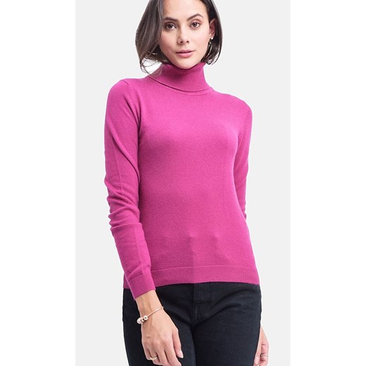 ASSUILI Golf w kolorze różowym ze sklepu Limango Polska w kategorii Swetry damskie - zdjęcie 187494924