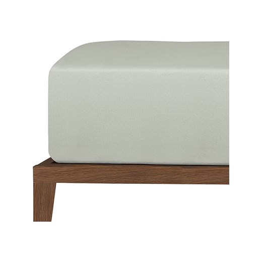 UNCOVER BY SCHIESSER Dżersejowe prześcieradło &quot;New Jersey&quot; w kolorze srebrnym na gumce ze sklepu Limango Polska w kategorii Prześcieradła - zdjęcie 187495261