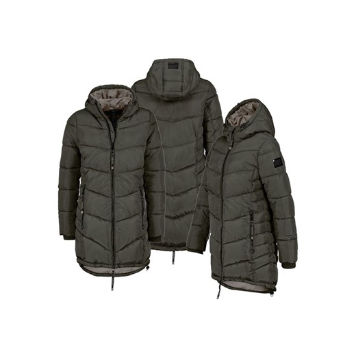 Sublevel Płaszcz pikowany w kolorze ciemnozielonym ze sklepu Limango Polska w kategorii Kurtki damskie - zdjęcie 187495273