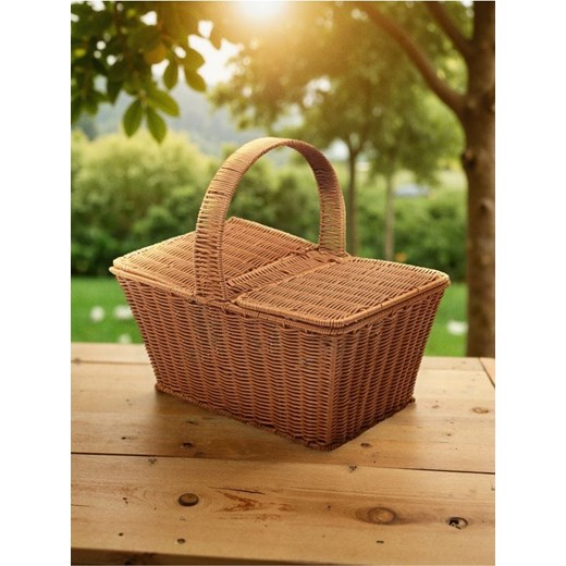 Sinsay - Koszyk piknikowy - beżowy ze sklepu Sinsay w kategorii Kosze i koszyki - zdjęcie 187495763