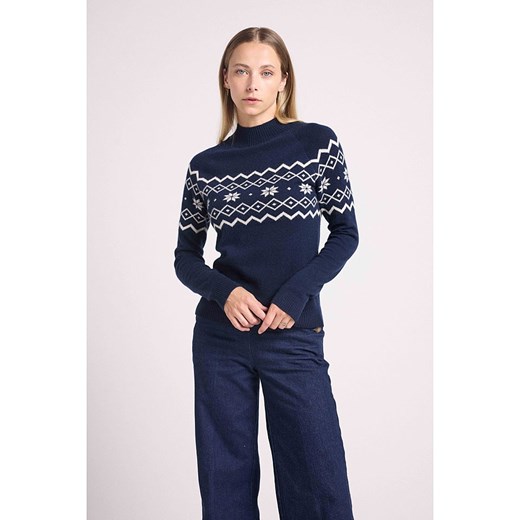 Maison Héritage Cashmere Kaszmirowy sweter w kolorze granatowym Maison Héritage Cashmere L okazja Limango Polska