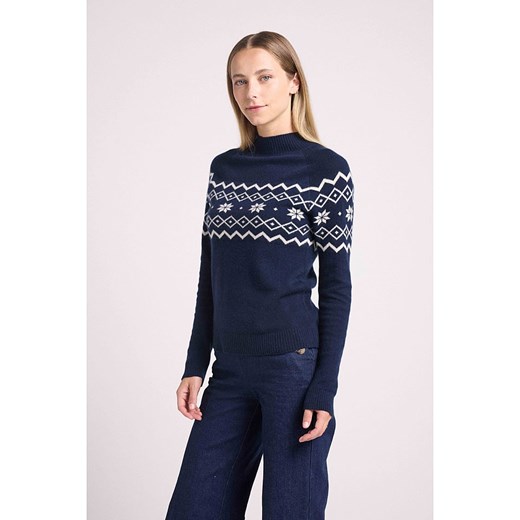 Maison Héritage Cashmere Kaszmirowy sweter w kolorze granatowym Maison Héritage Cashmere L okazyjna cena Limango Polska