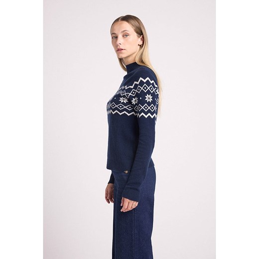 Maison Héritage Cashmere Kaszmirowy sweter w kolorze granatowym Maison Héritage Cashmere L promocja Limango Polska