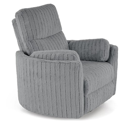 Popielaty rozkładany fotel wypoczynkowy  C0-K88 ze sklepu Edinos.pl w kategorii Fotele - zdjęcie 187496281