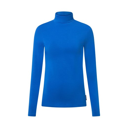 Marc O'Polo Denim Damska koszulka z długim rękawem Kobiety Bawełna niebieski jednolity ze sklepu vangraaf w kategorii Bluzki damskie - zdjęcie 187496542