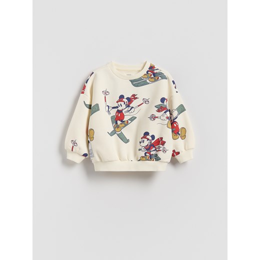 Reserved - Bluza Mickey Mouse - złamana biel ze sklepu Reserved w kategorii Bluzy chłopięce - zdjęcie 187496671