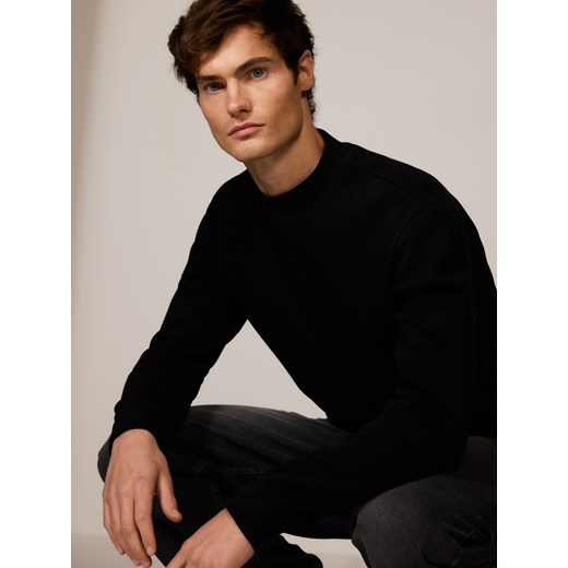 Reserved - Bluza ze stójką - czarny ze sklepu Reserved w kategorii Bluzy męskie - zdjęcie 187497381