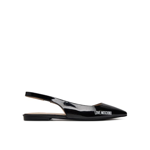 Baleriny LOVE MOSCHINO JA11021G1MIH0000 Czarny ze sklepu eobuwie.pl w kategorii Balerinki - zdjęcie 187497940