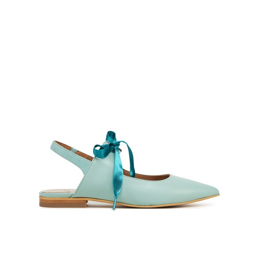 Baleriny Fly London Saubfly P145268001 Turkusowy ze sklepu eobuwie.pl w kategorii Balerinki - zdjęcie 187497972