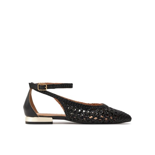 Baleriny Gioseppo Dell 62109-P Czarny ze sklepu eobuwie.pl w kategorii Balerinki - zdjęcie 187497980