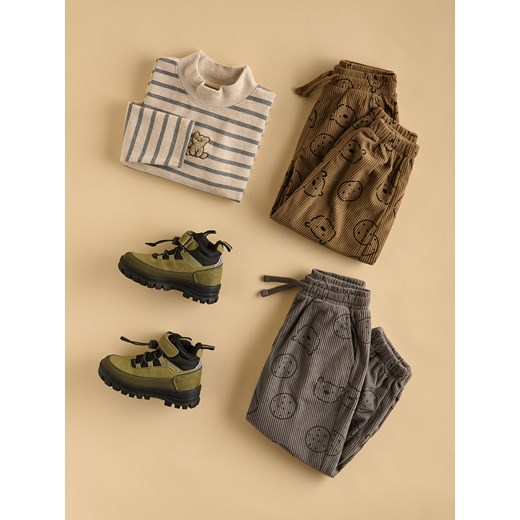 Reserved - Spodnie sztruksowe - brązowy ze sklepu Reserved w kategorii Spodnie chłopięce - zdjęcie 187498463