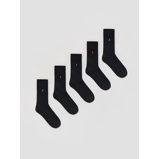 Reserved - 5 pack skarpet - czarny ze sklepu Reserved w kategorii Skarpetki męskie - zdjęcie 187498484