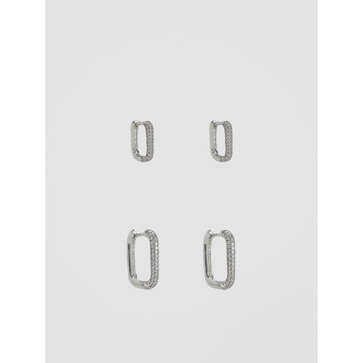 Reserved - Zestaw kolczyków - srebrny ze sklepu Reserved w kategorii Kolczyki - zdjęcie 187498552