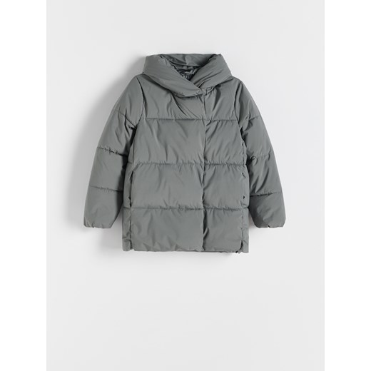 Reserved - Pikowana kurtka - szary ze sklepu Reserved w kategorii Kurtki damskie - zdjęcie 187498931