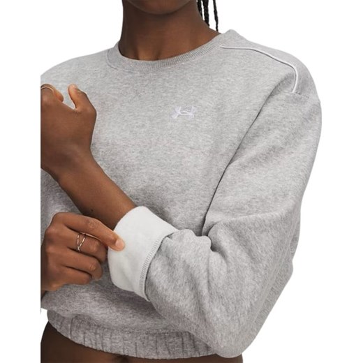 Bluza damska krótka Rival Fleece Piped Crew Under Armour Under Armour XL SPORT-SHOP.pl