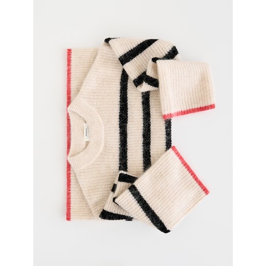 Reserved - Sweter z wełną i moherem - wielobarwny ze sklepu Reserved w kategorii Swetry damskie - zdjęcie 187499564