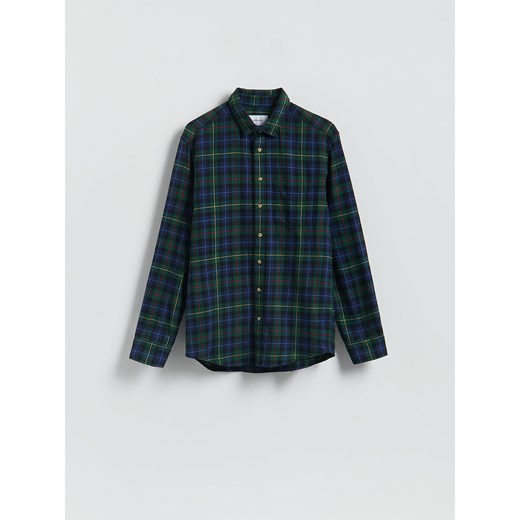 Reserved - Koszula regular fit w kratę - wielobarwny ze sklepu Reserved w kategorii Koszule męskie - zdjęcie 187499692