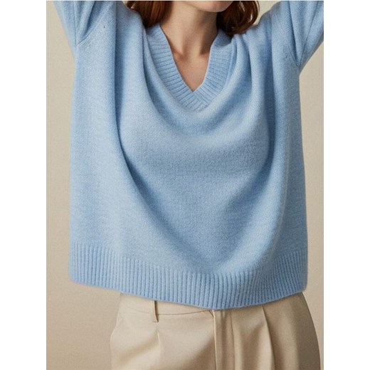 Sinsay - Sweter - błękitny ze sklepu Sinsay w kategorii Swetry damskie - zdjęcie 187500493
