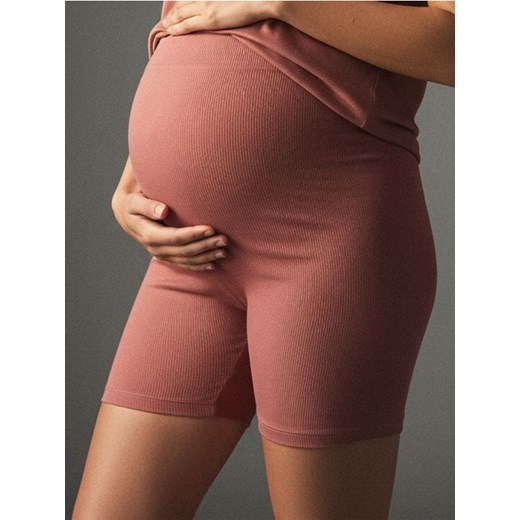 Sinsay - Kolarki MAMA - różowy ze sklepu Sinsay w kategorii Spodenki ciążowe - zdjęcie 187500501