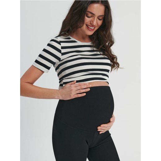 Sinsay - Kolarki MAMA - czarny ze sklepu Sinsay w kategorii Spodenki ciążowe - zdjęcie 187500502