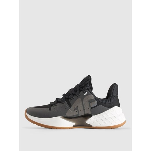 Męskie buty halowe 4F Destroyer 4FRSS25FSPOM165 - czarne ze sklepu Sportstylestory.com w kategorii Buty sportowe męskie - zdjęcie 187500602