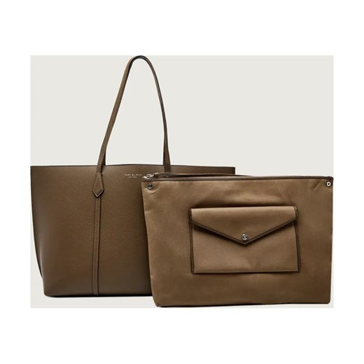 TORY BURCH Skórzana shopperka + saszetka Perry ze sklepu Gomez Fashion Store w kategorii Torby Shopper bag - zdjęcie 187500643