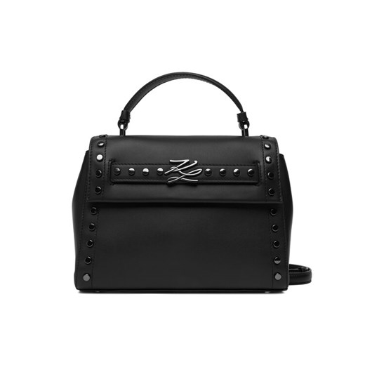 Torebka KARL LAGERFELD B1W30268 Czarny ze sklepu eobuwie.pl w kategorii Kuferki - zdjęcie 187502863