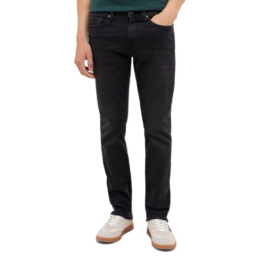 Męskie Spodnie jeansowe Mustang Style Vegas Slim Denim Black 1016794 4000 982 ze sklepu YouNeedit.pl w kategorii Jeansy męskie - zdjęcie 187503601