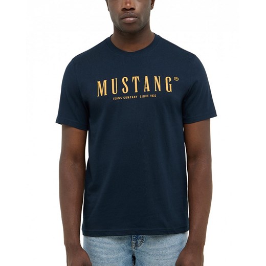 Męski T-Shirt Mustang Style Austin Dark Sapphire 1016853 4136 ze sklepu YouNeedit.pl w kategorii T-shirty męskie - zdjęcie 187503672