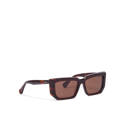 Okulary przeciwsłoneczne Max Mara MM0126 52E Brązowy ze sklepu eobuwie.pl w kategorii Okulary przeciwsłoneczne damskie - zdjęcie 187504230