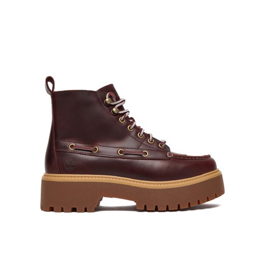 Trzewiki Timberland Stone Street Mid TB0A27YZEIW1 Bordowy ze sklepu eobuwie.pl w kategorii Botki - zdjęcie 187504250