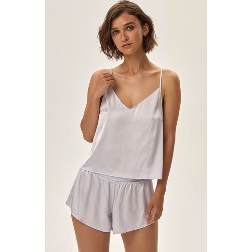 Esotiq piżama damska satynowa Jelly 42084-09X, Kolor jasnoszary, Rozmiar L, Esotiq ze sklepu Intymna w kategorii Piżamy damskie - zdjęcie 187504844