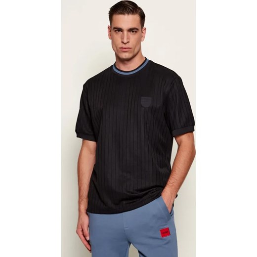 HUGO T-shirt Davros | Relaxed fit ze sklepu Gomez Fashion Store w kategorii T-shirty męskie - zdjęcie 187505664
