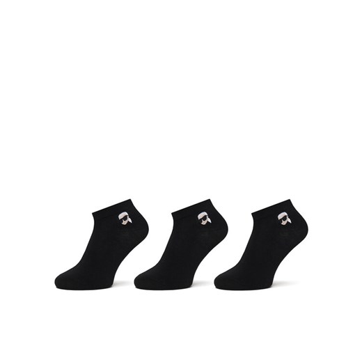 Skarpety krótkie KARL LAGERFELD A4M47044 Czarny ze sklepu eobuwie.pl w kategorii Skarpetki męskie - zdjęcie 187505943