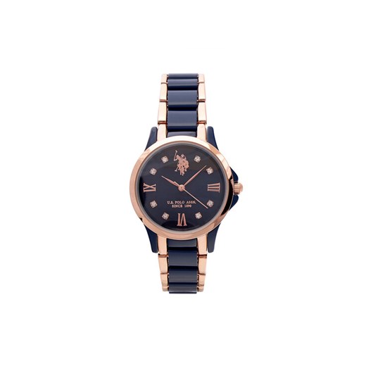 U.S. Polo Assn. Zegarek Selena USP8381RG Granatowy ze sklepu MODIVO w kategorii Zegarki - zdjęcie 187506251