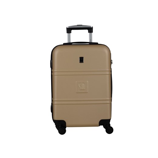 beżowa walizka kabinowa Art Class Collection 55 cm ze sklepu Słoń Torbalski w kategorii Walizki - zdjęcie 187506732
