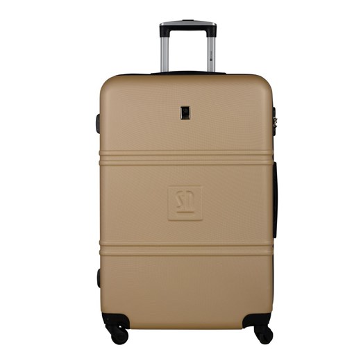 beżowa walizka duża  Art Class Collection 75 cm ze sklepu Słoń Torbalski w kategorii Walizki - zdjęcie 187506734