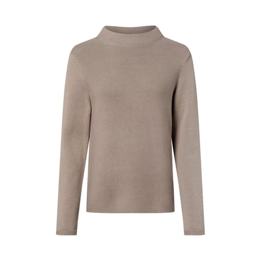 Marc O'Polo Sweter damski z dzianiny Kobiety Bawełna taupe jednolity ze sklepu vangraaf w kategorii Swetry damskie - zdjęcie 187506760