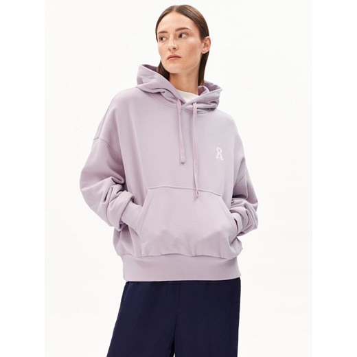 ARMEDANGELS Damska bluza z kapturem - Iconic A Francisaraa Kobiety Materiał dresowy bzowy jednolity ze sklepu vangraaf w kategorii Bluzy damskie - zdjęcie 187506790