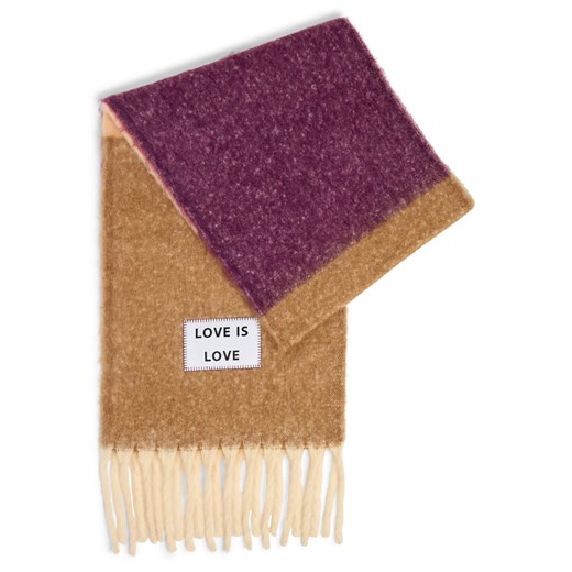 Verb To Do Damski tkany szalik Kobiety Sztuczne włókno beżowy wzorzysty ze sklepu vangraaf w kategorii Szaliki i chusty damskie - zdjęcie 187506811