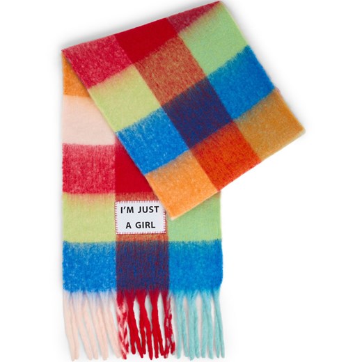 Verb To Do Damski tkany szalik Kobiety Sztuczne włókno czerwony w kratkę ze sklepu vangraaf w kategorii Szaliki i chusty damskie - zdjęcie 187506814