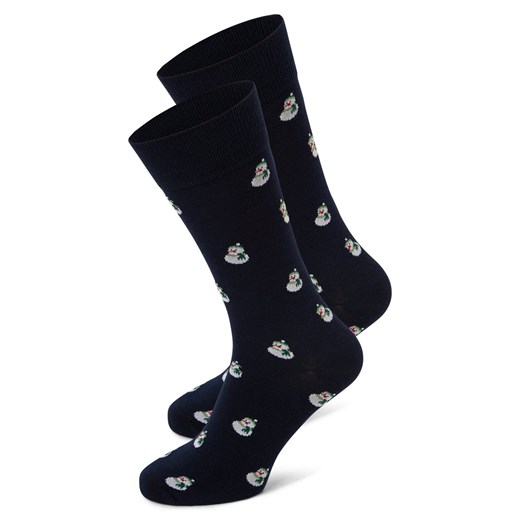 Nils Sundström Skarpety w 2-paku Mężczyźni granatowy wzorzysty ze sklepu vangraaf w kategorii Skarpetki męskie - zdjęcie 187506820