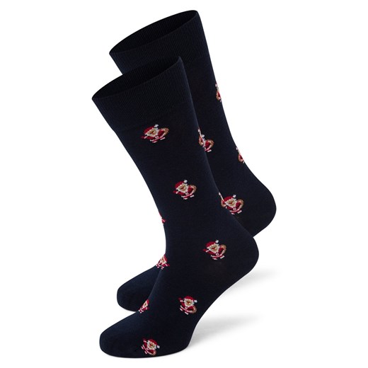 Nils Sundström Skarpety w 2-paku Mężczyźni granatowy wzorzysty ze sklepu vangraaf w kategorii Skarpetki męskie - zdjęcie 187506821