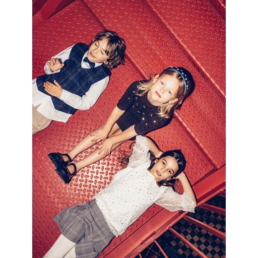 Reserved - Plisowana spódnica z szortami - wielobarwny ze sklepu Reserved w kategorii Spódnice dziewczęce - zdjęcie 187507241