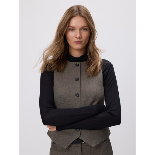 Reserved - Taliowana kamizelka - wielobarwny ze sklepu Reserved w kategorii Kamizelki damskie - zdjęcie 187507772