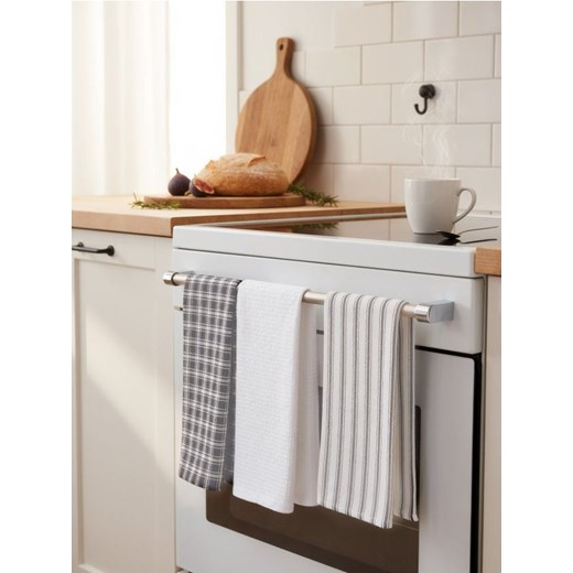 Sinsay - Ścierki kuchenne 3 pack - szary ze sklepu Sinsay w kategorii Fartuchy kuchenne - zdjęcie 187508202