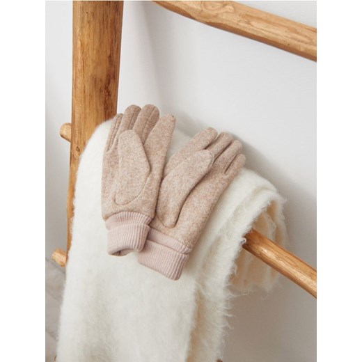 Sinsay - Rękawiczki - beżowy ze sklepu Sinsay w kategorii Rękawiczki damskie - zdjęcie 187508240