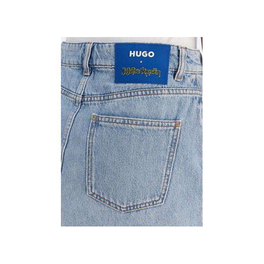 HUGO Spódnica jeansowa Gadele 50557549 Niebieski Regular Fit S MODIVO